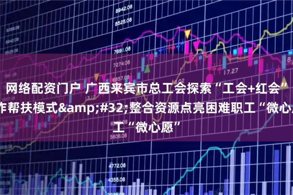 网络配资门户 广西来宾市总工会探索“工会+红会”协作帮扶模式&#32;整合资源点亮困难职工“微心愿”